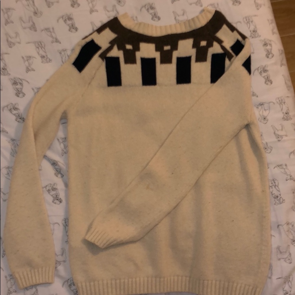Cream Mango sweater size medium!